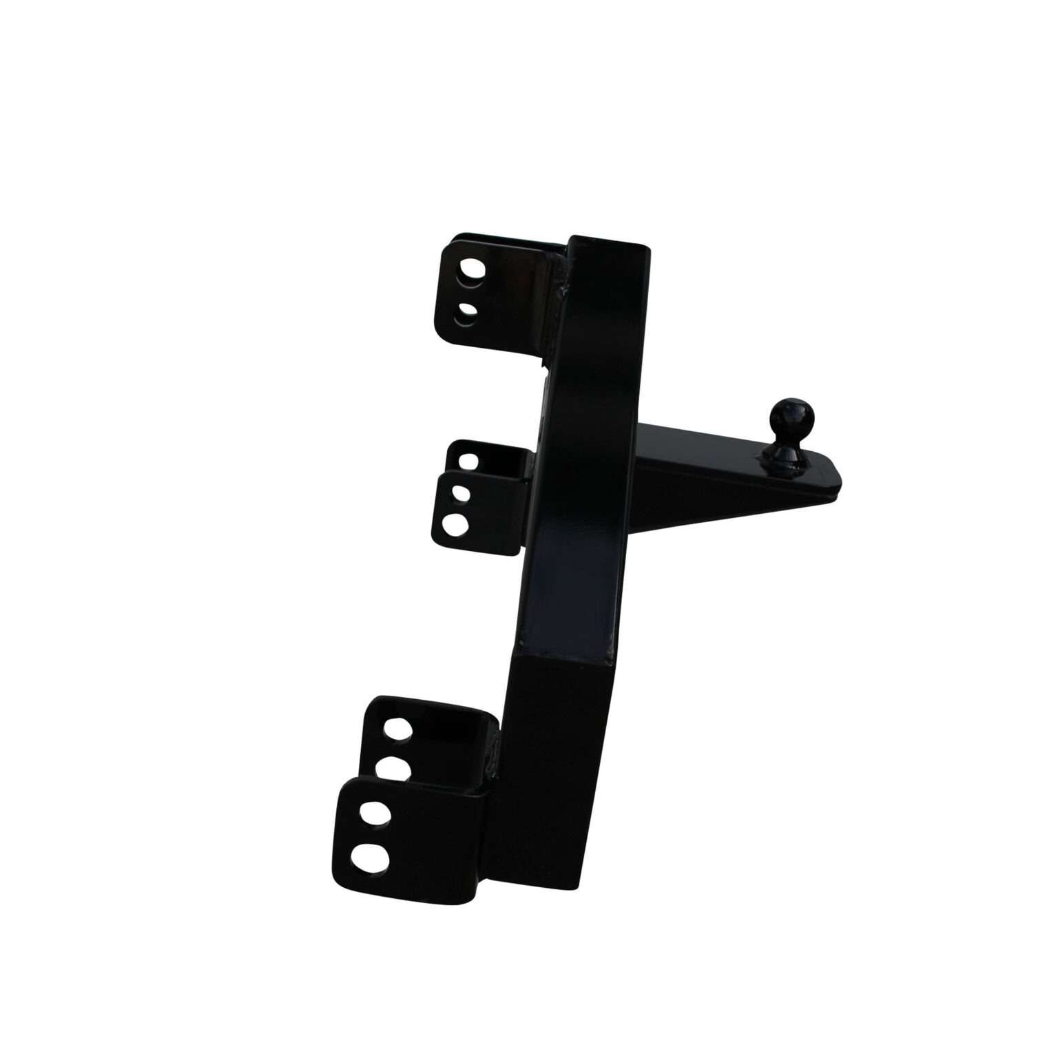 Side bracket details of Messer Attachments 3 Gooseneck Tow Bar Hitch Category 2 and 3