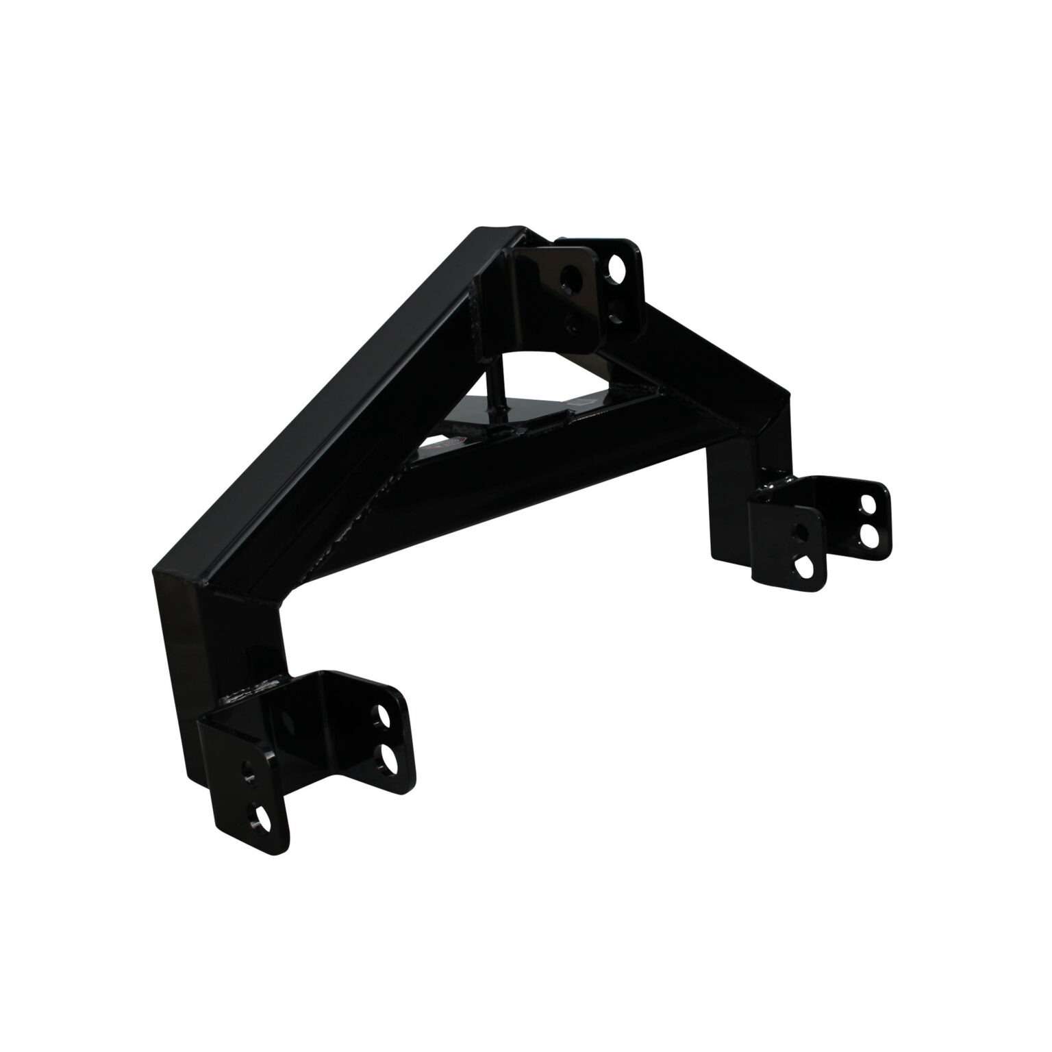 Triangular frame of Messer Attachments 3 Gooseneck Tow Bar Hitch Category 2 and 3