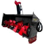 72" Snowblower for skid loader by Messer Attachmnents fits John Deere, Case, Bobcat, New Holland, Caterpillar, Kubota.